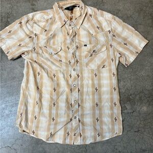 Vintage pearl snap button down salt valley western